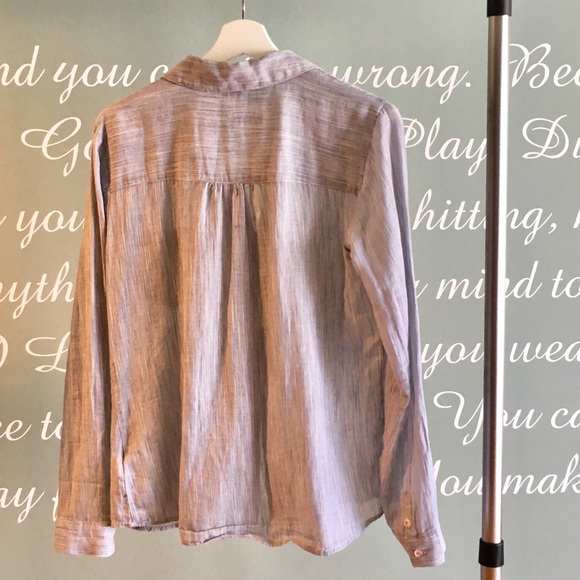 SPLENDID COTTON BLEND FRONT BUTTON SHIRT - Picture 2 of 3